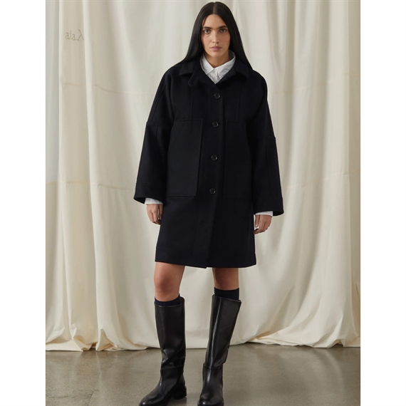 Aiayu Jada Coat Loden, Navy